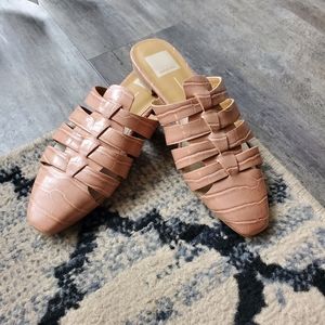 Dolce VitaHarvy Croc-Embossed Loafer Mules